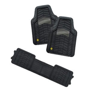 CUBRE ALFOMBRAS HEAVY DUTY C/LOGO MOMO NEGRA/ROJA