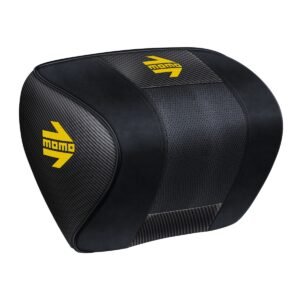 ALMOHADA SOPORTE DE CUELLO APOYACABEZAS MOMO NEGRO CON FIBRA DE CARBONO